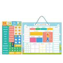 Load image into Gallery viewer, My First Daily Magnetic Calendar, KIDS learning Calendar
